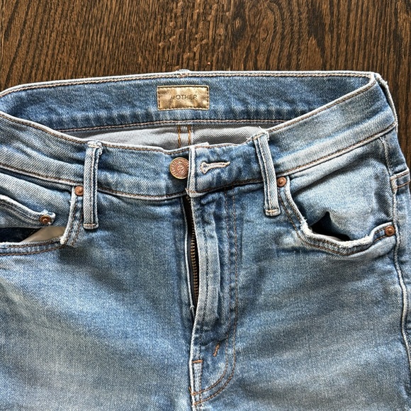 Mother jeans size 24 inside crop step fray - Picture 2 of 7